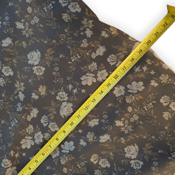 Moody Gray Floral Shift Dress ~ Cottage romantic y2k 90s - Picture 7 of 8